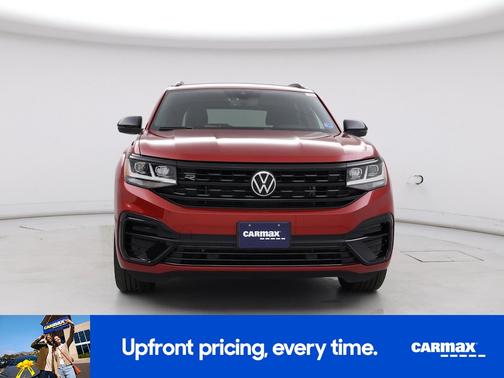 Red 2023 Volkswagen Atlas Cross Sport SEL R-Line Black