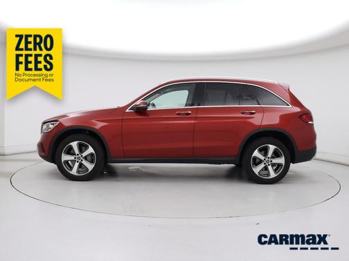 Red 2020 Mercedes-Benz GLC 300