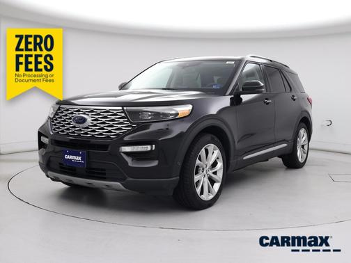 Black 2022 Ford Explorer Platinum
