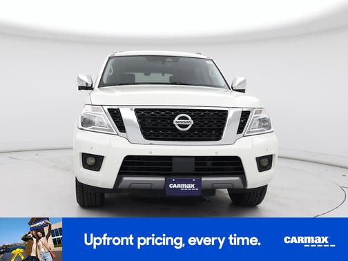 White 2019 Nissan Armada Platinum