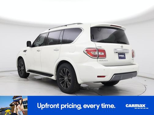 White 2019 Nissan Armada Platinum