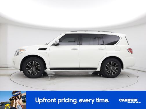 White 2019 Nissan Armada Platinum