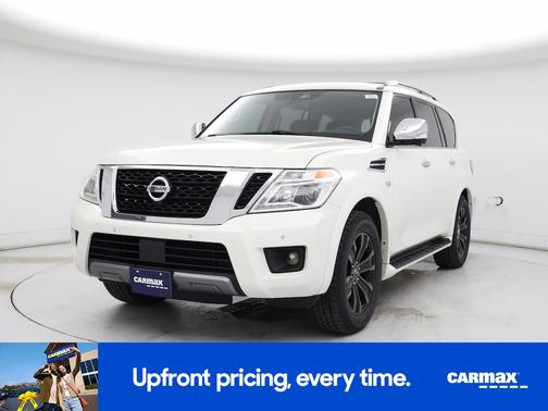 White 2019 Nissan Armada Platinum