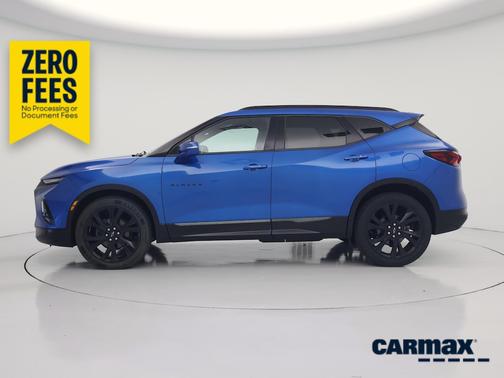 Blue 2020 Chevrolet Blazer RS