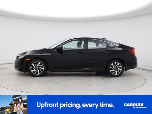 Black 2017 Honda Civic EX