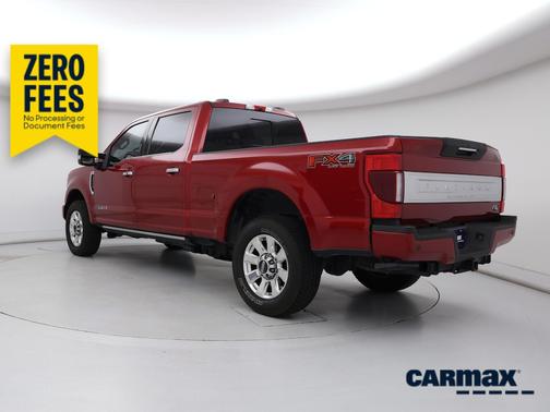 Red 2022 Ford F-250 Platinum