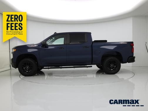 Blue 2021 Chevrolet Silverado 1500 Custom Trail Boss