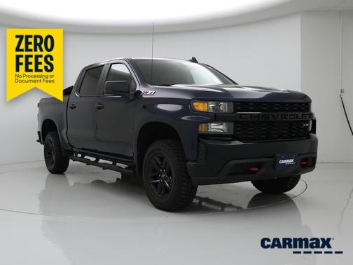 Blue 2021 Chevrolet Silverado 1500 Custom Trail Boss