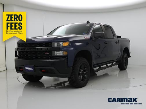 Blue 2021 Chevrolet Silverado 1500 Custom Trail Boss
