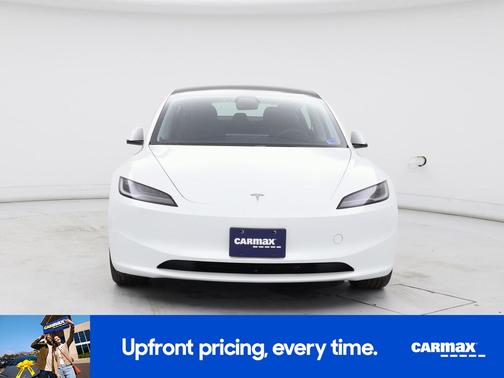White 2025 Tesla Model 3 Long Range