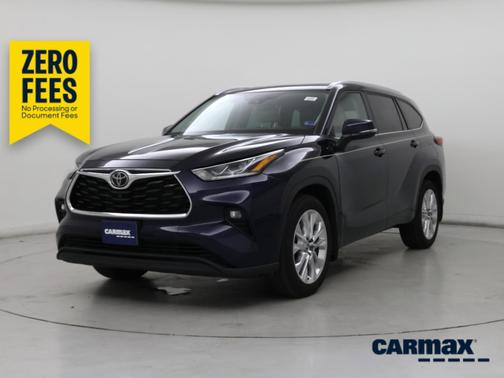 Blue 2022 Toyota Highlander Limited