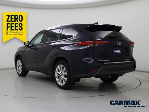 Blue 2022 Toyota Highlander Limited