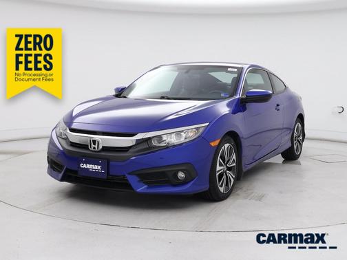 Blue 2018 Honda Civic EX-L