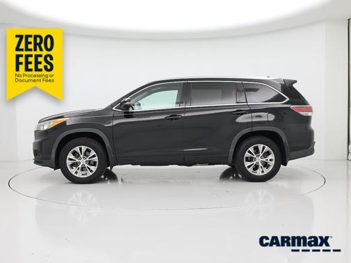 Black 2015 Toyota Highlander XLE
