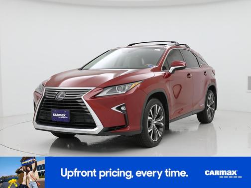Red 2019 Lexus RX 450h
