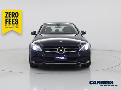 Blue 2017 Mercedes-Benz C-Class