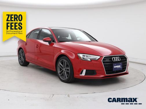Red 2017 Audi A3 Premium