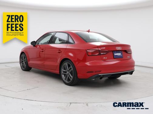 Red 2017 Audi A3 Premium