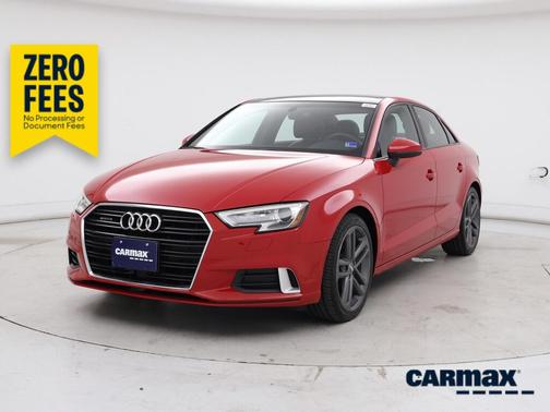 Red 2017 Audi A3 Premium