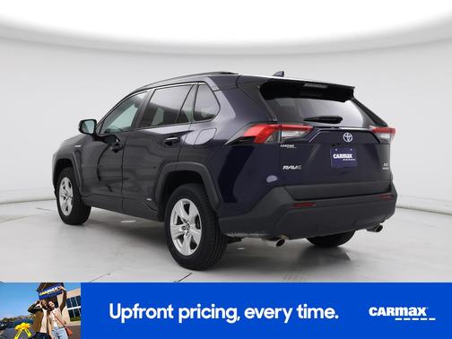 Blue 2021 Toyota RAV4 Hybrid XLE