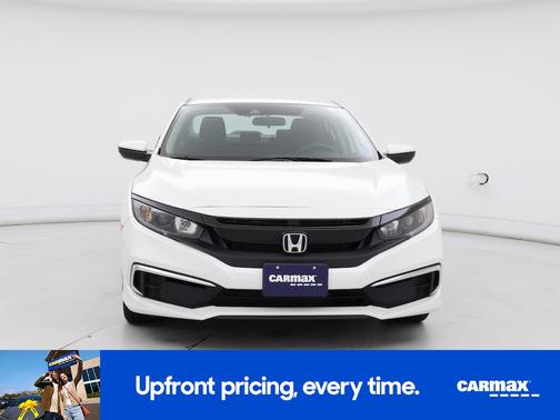 White 2020 Honda Civic LX