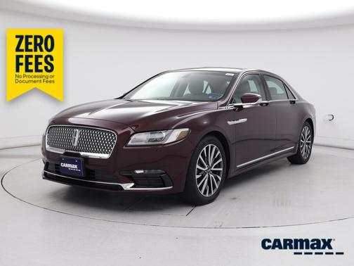 Purple 2017 Lincoln Continental Select