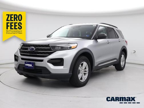 Silver 2021 Ford Explorer XLT