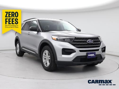 Silver 2021 Ford Explorer XLT