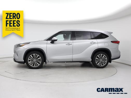 Silver 2021 Toyota Highlander Platinum