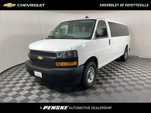 Summit White 2026 Chevrolet Express 3500 3500 Extended Wheelbase, LS, RWD