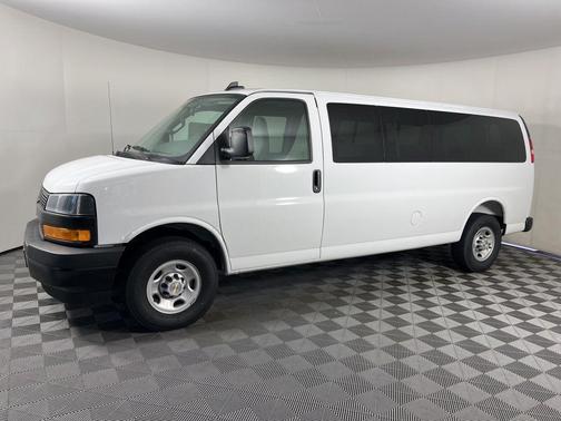 Summit White 2026 Chevrolet Express 3500 3500 Extended Wheelbase, LS, RWD
