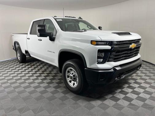 Summit White 2026 Chevrolet Silverado 2500 Crew Cab, Long Bed, WT, 4WD