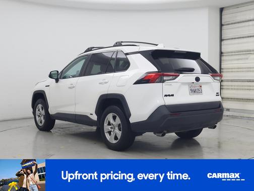 White 2020 Toyota RAV4 Hybrid XLE