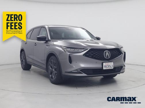 Gray 2022 Acura MDX SH-AWD A-Spec