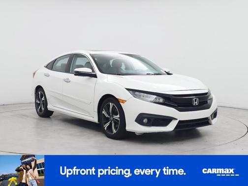 White 2017 Honda Civic Touring