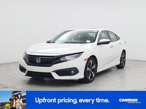 White 2017 Honda Civic Touring