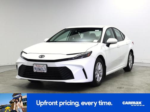 White 2025 Toyota Camry LE