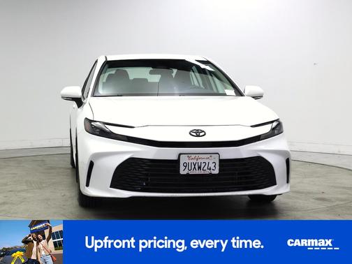 White 2025 Toyota Camry LE