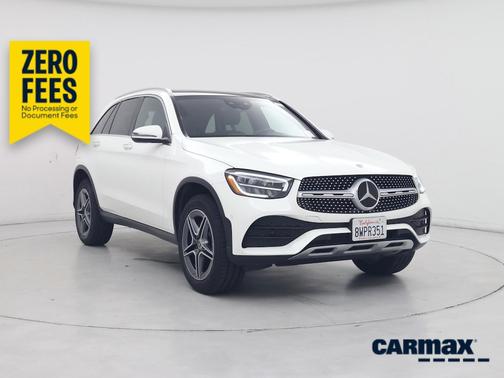 White 2021 Mercedes-Benz GLC 300
