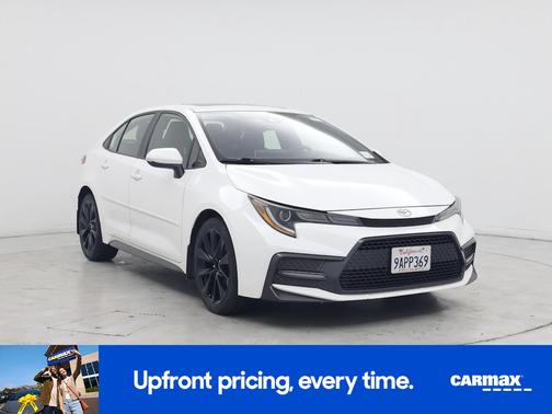 White 2022 Toyota Corolla XSE