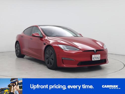 Red 2022 Tesla Model S
