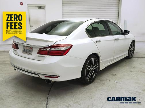 White 2016 Honda Accord Sport