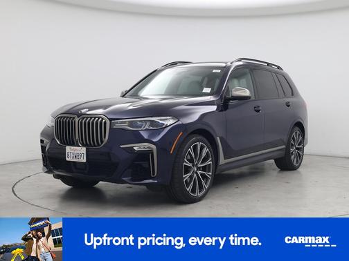 Blue 2021 BMW X7 M50i