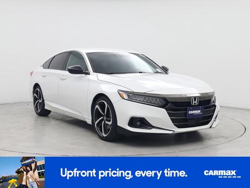 White 2021 Honda Accord Sport