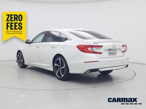 White 2020 Honda Accord Sport