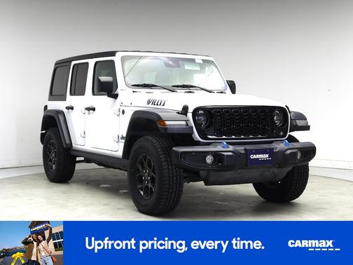 White 2024 Jeep Wrangler 4xe Willy's