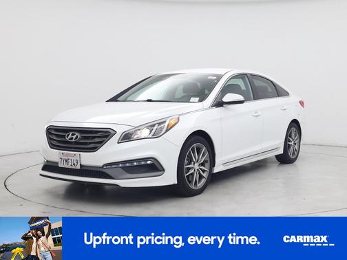 White 2017 Hyundai SONATA Sport