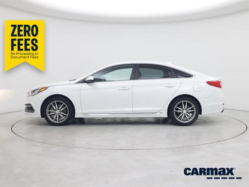 White 2017 Hyundai SONATA Sport