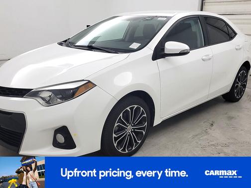 White 2016 Toyota Corolla S