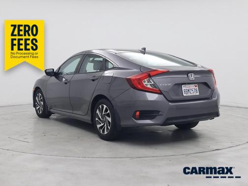 Gray 2017 Honda Civic EX